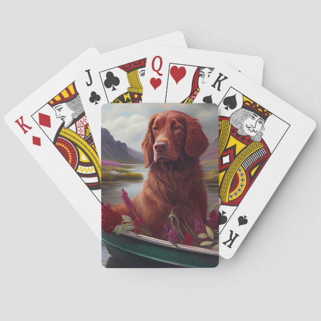 Jeu De Cartes Le rouge irlandais sur une pagaie : une aventure P (dos)