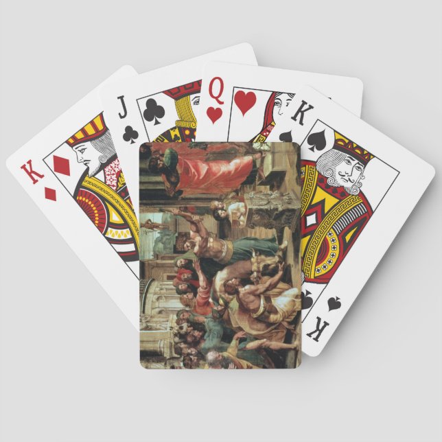 Jeu De Cartes Le Sacrifice à Lystra (dessin pour la Sixtine C (dos)