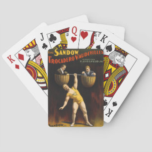 Jeu De Cartes Le Sandow Eugen Sandow Vaudeville Weightlifter