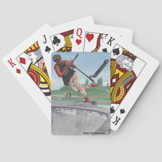 Jeu De Cartes Le scooter de coup-de-pied de Kobold dupe des (dos)