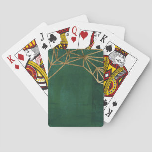 Jeu De Cartes Le Web de la jungle verte et de l'or
