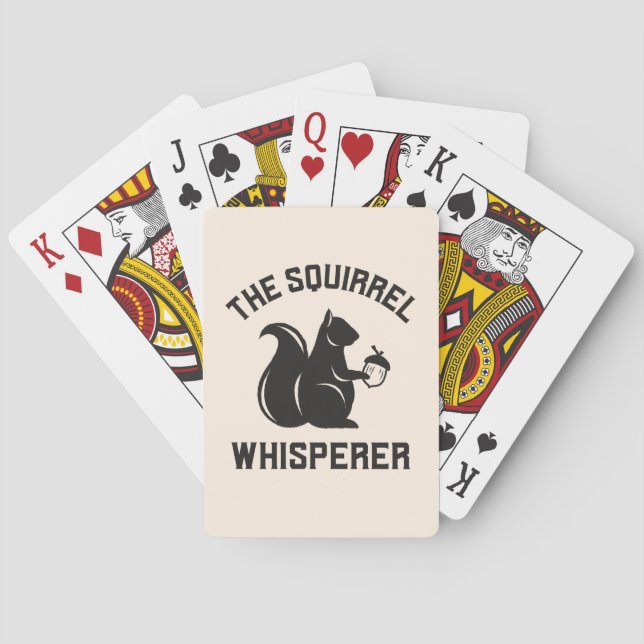 Jeu De Cartes Le Whisperer d'écureuil | Écureuil (dos)
