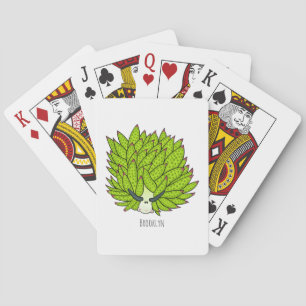 Jeu De Cartes Leaf slug cartoon illustration