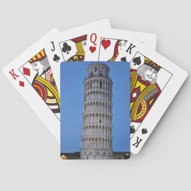 Jeu De Cartes Leaning Tower at Dusk (dos)
