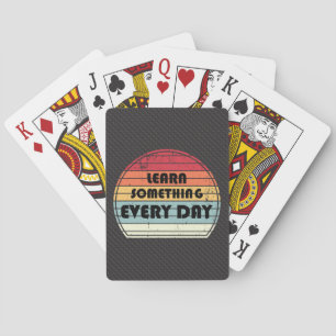Jeu De Cartes Learn something everyday - Motivation