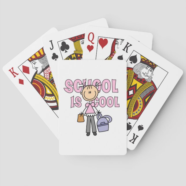 Jeu De Cartes L'école des filles c'est cool (dos)
