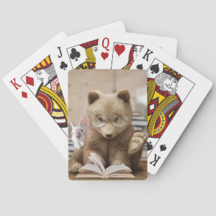 Jeu De Cartes Lecteur Ours Cadeaux Et Lapin Lire Livres