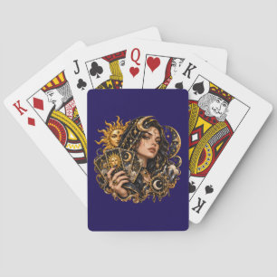 Jeu De Cartes Lectrice de Cartes de Tarot Mystique & Astrologie
