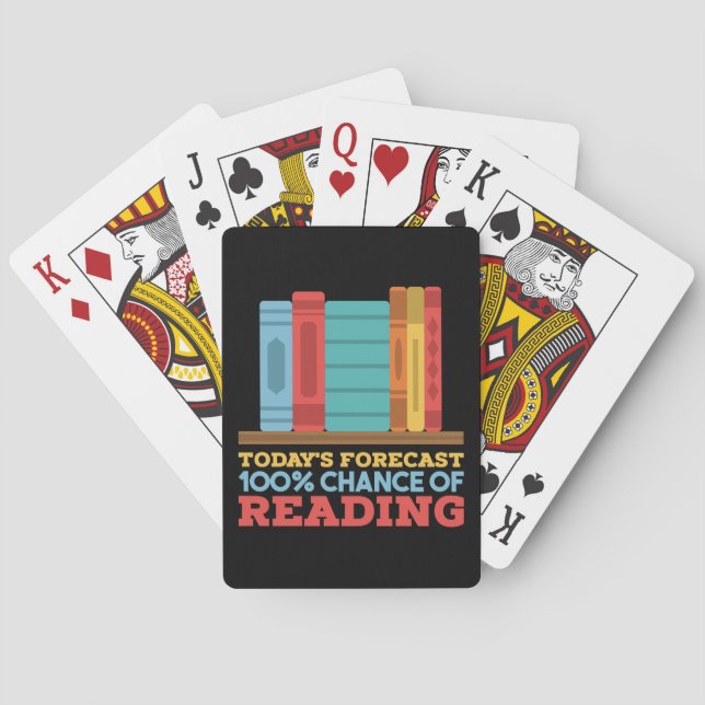 Jeu De Cartes Lecture - 100% Chance de lecture livre drôle (dos)