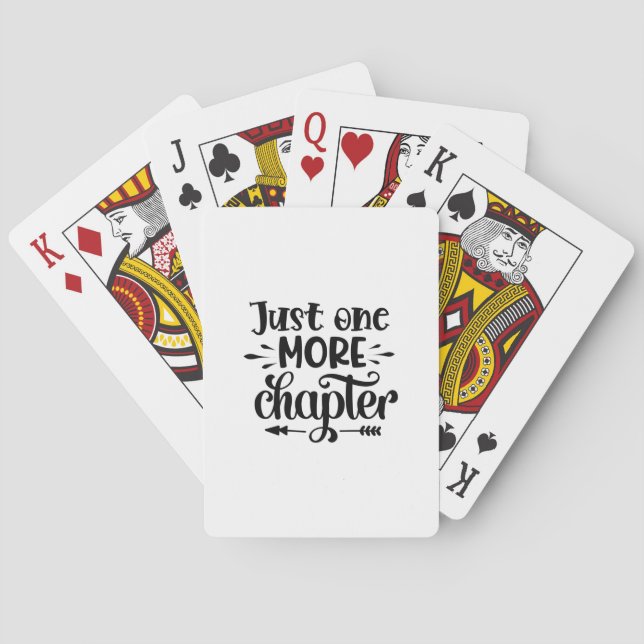 Jeu De Cartes Lecture Art Juste Un Autre Chapitre (dos)