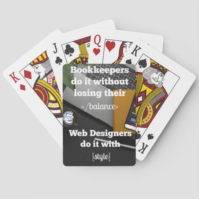 Jeu De Cartes Lecture de cartes (dos)