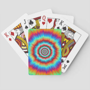 Jeu De Cartes Lecture de cartes Explosion en bleu et orange