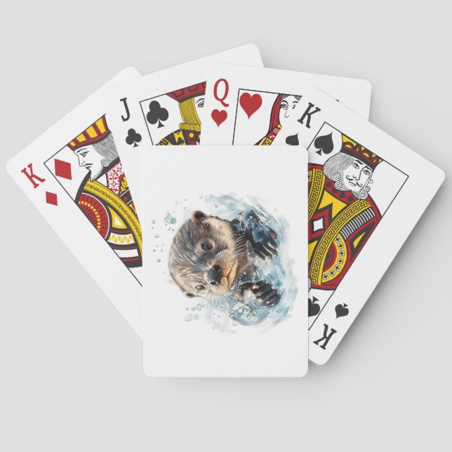 Jeu De Cartes Lecture de cartes Otter (dos)