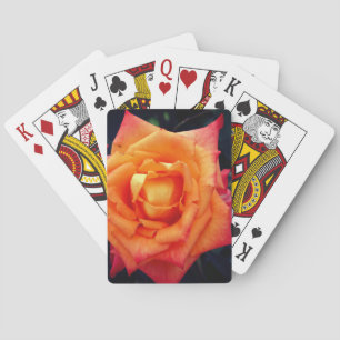 Jeu De Cartes Lecture de cartes Rose orange