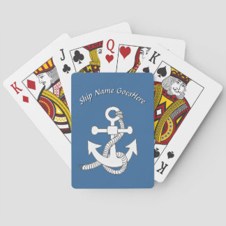 Jeu De Cartes Lecture des cartes - Ancre d'expédition avec nom
