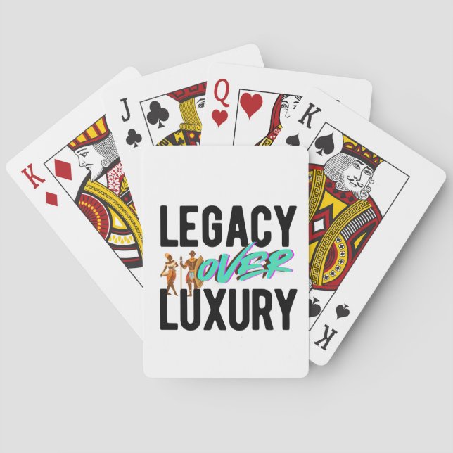 Jeu De Cartes Legacy Over Luxury | (dos)
