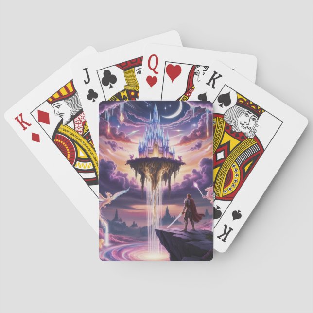 Jeu De Cartes Légendes de la Citadelle Céleste Imaginaire Deck (dos)