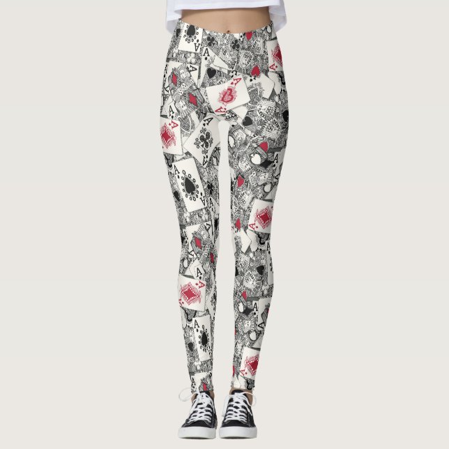 jeu de cartes leggings (Devant)