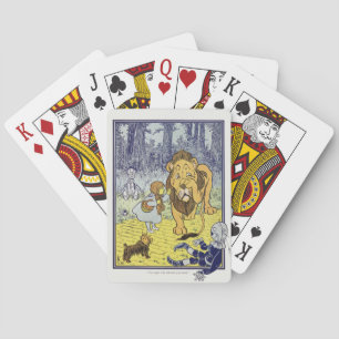 Jeu De Cartes L'ensorceleuse vintage Dorothée et le Lion peureux