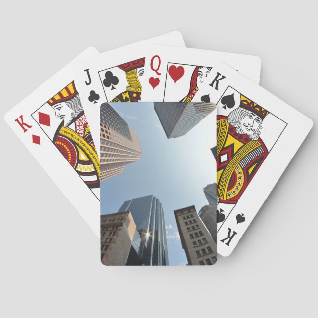 Jeu De Cartes Lentille à oeil de poisson du bâtiment, Boston, Ét (dos)