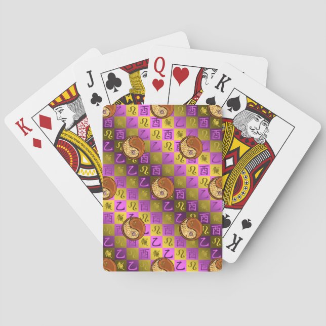 Jeu De Cartes Leo & Coq de Bois (dos)