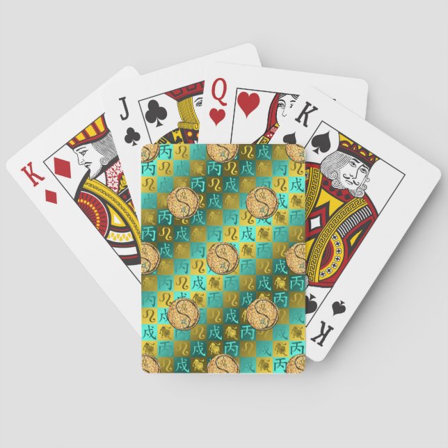 Jeu De Cartes Léo et chien de feu (dos)