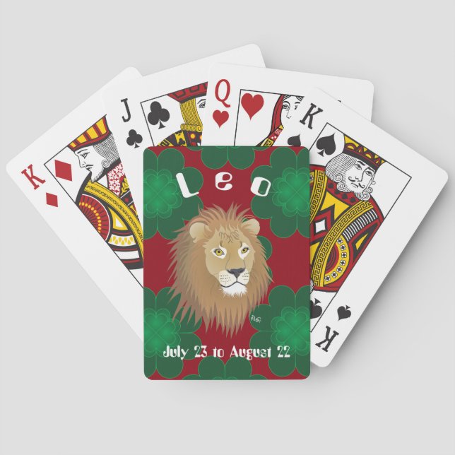 Jeu De Cartes Leo July 23 à août 22 (dos)