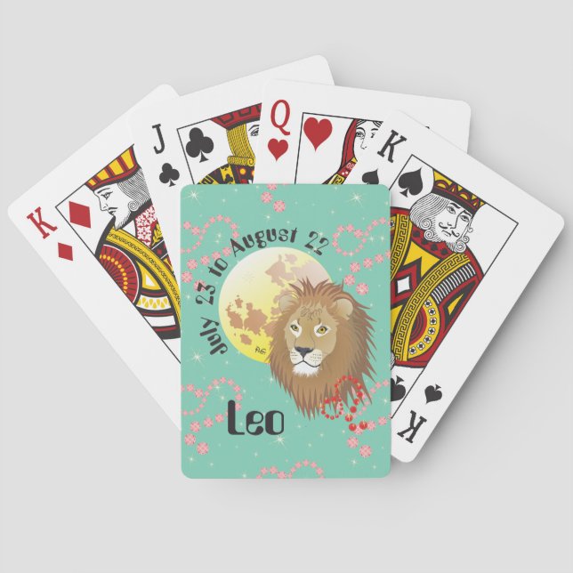 Jeu De Cartes Leo July 23 à août 22 (dos)