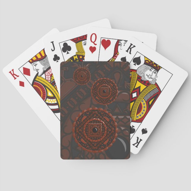 Jeu De Cartes Leo Mandala Classic Playing Cartes (dos)