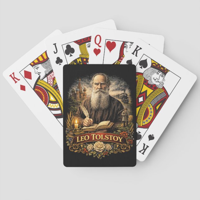 Jeu De Cartes Léo Tolstoï (dos)