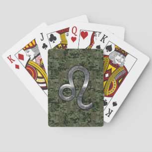 Jeu De Cartes Léo Zodiac Connexion Camouflage numérique vert