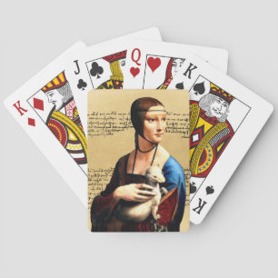 Jeu De Cartes Léonard de Vinci Lady avec Ermine
