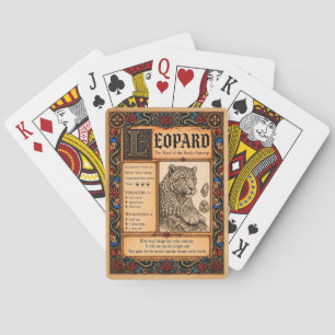 Jeu De Cartes Léopard, Art de Bestiaire Médiéval