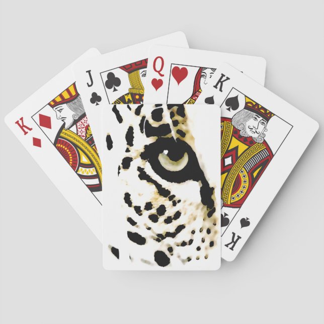 Jeu De Cartes Léopard Eye (dos)