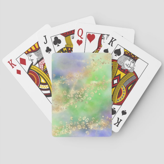 Jeu De Cartes Leopard Peinture série Design 4 (dos)