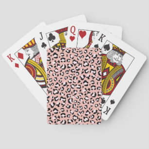 Jeu De Cartes Léopard Print, Léopard Spots, Rose Léopard