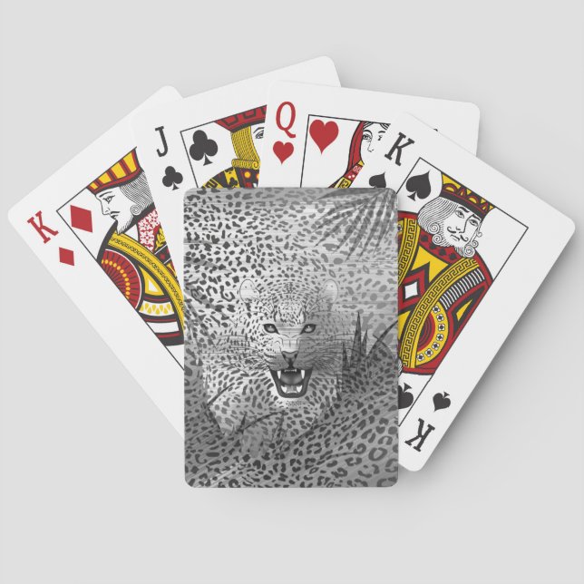 Jeu De Cartes Léopard Territoire 2 (dos)