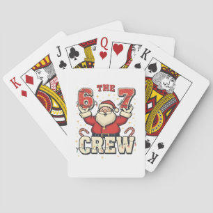Jeu De Cartes L'équipage 6 7 Drôle de Père Noël Meme de Noël