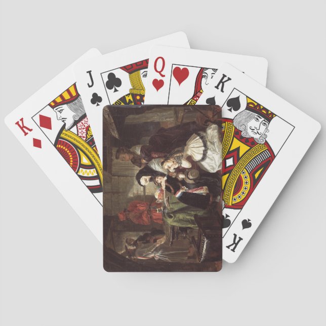 Jeu De Cartes Les Adieux de Marie-Antoinette (1755-93) au Dauphi (dos)