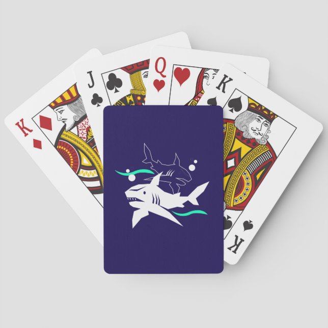 Jeu De Cartes Les amateurs de requins rêvent (dos)