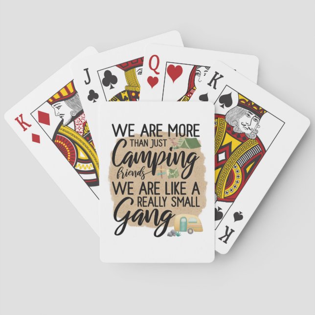 Jeu De Cartes Les Amis Du Camping Sont Comme Une Vraiment Petite (dos)