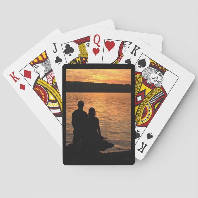 Jeu De Cartes Les amoureux de Sunset Lake Playing Cards (dos)