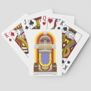 Jeu De Cartes les années 50 juke-box à l'ancienne