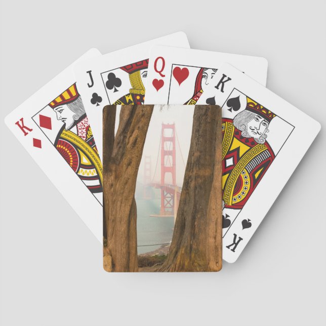 Jeu De Cartes Les arbres de golden gate bridge | de donnent sur (dos)