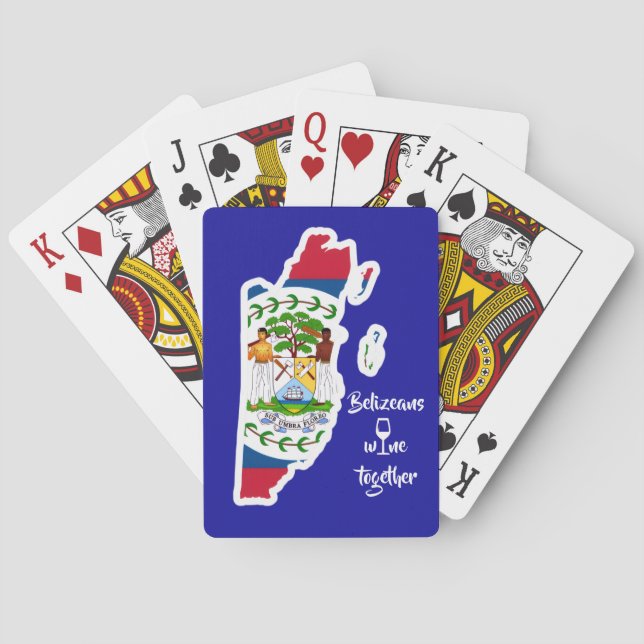 Jeu De Cartes Les Béliziens boivent ensemble (dos)