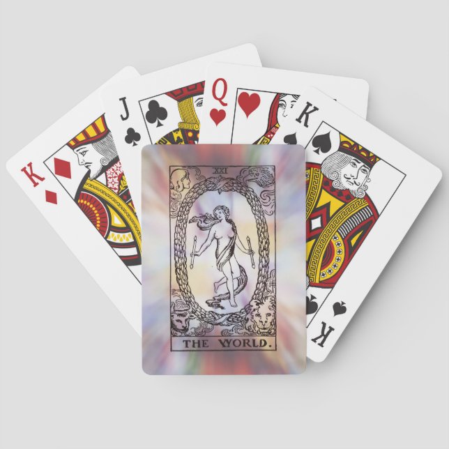 Jeu De Cartes Les cartes de jeu de carte de tarot du monde (dos)