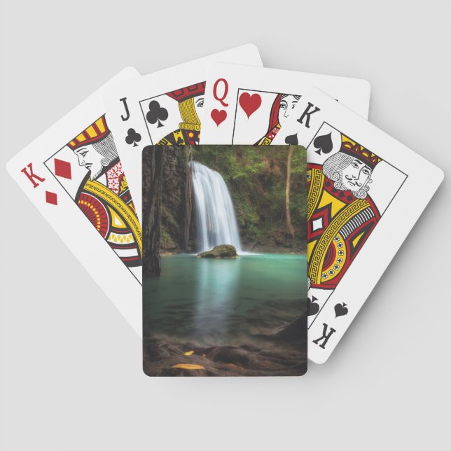 Jeu De Cartes Les cascades | Cascade d'Erawan, Thaïlande (dos)