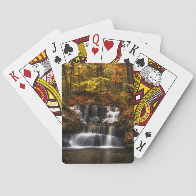 Jeu De Cartes Les cascades | Connecticut Nouvelle-Angleterre (dos)