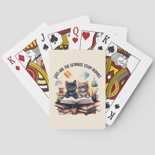 Jeu De Cartes Les Chats Sont Les Derniers Étudiants (dos)