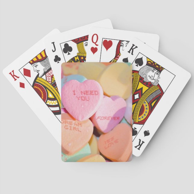 JEU DE CARTES LES COEURS DE LA BOUGIE DE VALENTINE (dos)